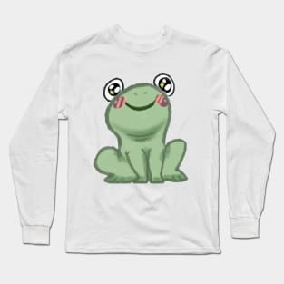 Happy Lilypad Frog Long Sleeve T-Shirt